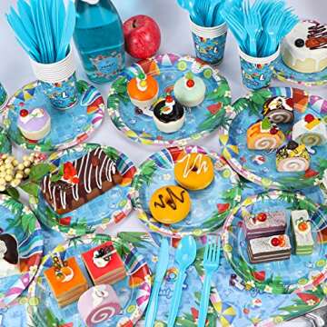 Atonofun Pool Party Supplies for 24 Guests