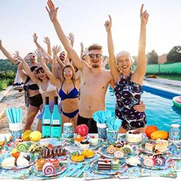 Atonofun Pool Party Supplies for 24 Guests