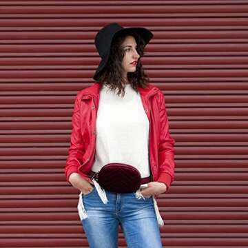 Chic Geestock Velvet Fanny Pack for Women - Stylish & Functional