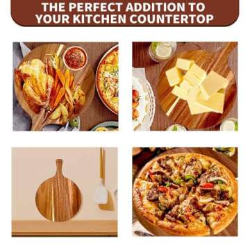 Acacia Wood Deviled Egg Platter with 24 Egg Holder and Versatile Design