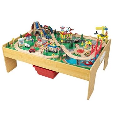 KidKraft Adventure Town Railway Train Set for Children