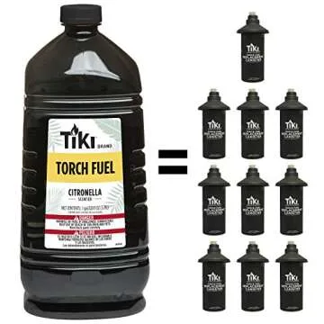 TIKI Citronella Torch Fuel, Easy Pour 128 oz - Outdoor Essential