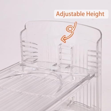 Uni HIMO 12 Pack Adjustable Transparent Shoe Organizer
