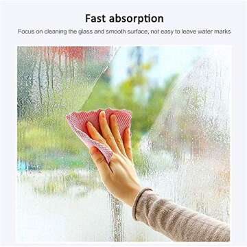 LELEBEAR Nanoscale Cleaning Cloths - Streak-Free Miracle Towels