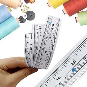 CZWESTC 8 Pcs Self-Adhesive Tape Measure, Workbench Ruler Measuring Tape, Left to Right, 36 Inches 90 cm