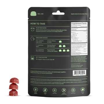 Gwella Focus Gummies with Lion’s Mane and Nootropics for Enhanced Focus and Energy