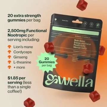 Gwella Focus Gummies for Energy and Cognitive Support
