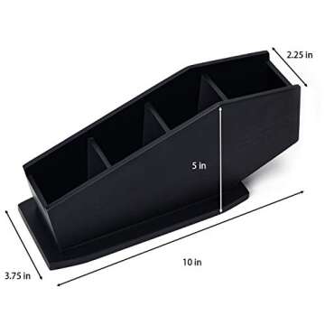 Gothvanity Coffin Brush Holder - Gothic Desk Organizer - Wooden Coffin Pen Holder -Spooky Decor for ...