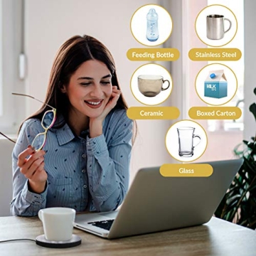 Electric Coffee Mug Warmer 2-Settings Up to 140°F