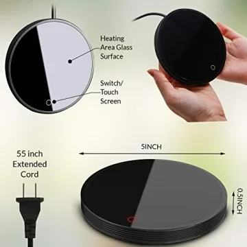 Electric Coffee Mug Warmer 2-Settings Up to 140°F