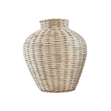 Mud Pie Willow Vase, Large Decorative Accent for Home