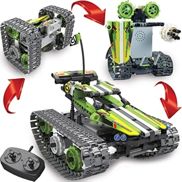 Remote Control Cars Robot Building Kit - Fun STEM Educational Toy for Kids 8-13!