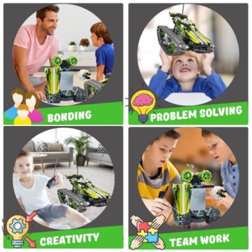 Remote Control Robot Building Kit for Kids 8-13