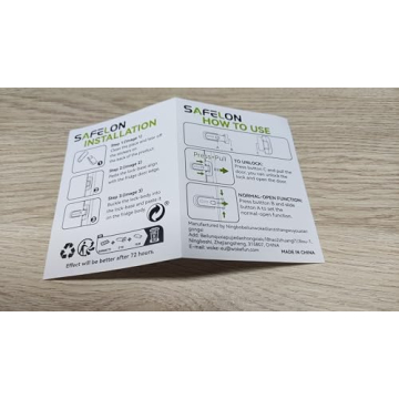 Childproof Safety Fridge Lock - 2 Pack Grey