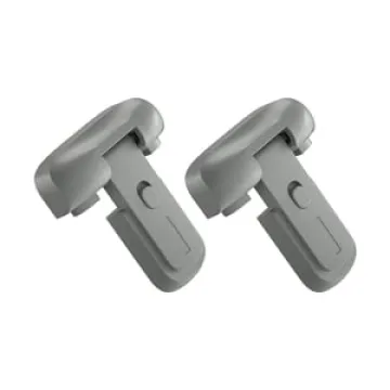 Childproof Safety Fridge Lock - 2 Pack Grey