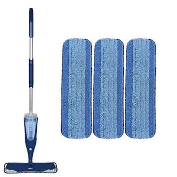 Bona Hardwood Spray Mop with 3 Bona Microfiber Pads
