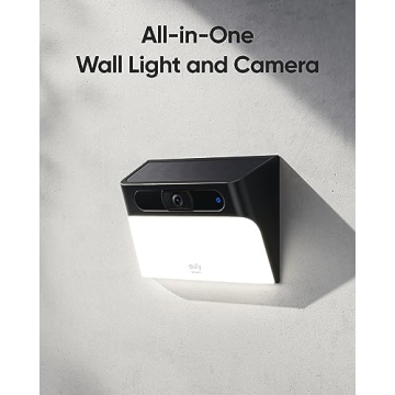 Eufy Solar Security Wall Light Cam - 2K, No Fees
