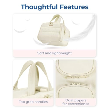 BAGSMART Travel Toiletry Bag for Organized Travel Essentials