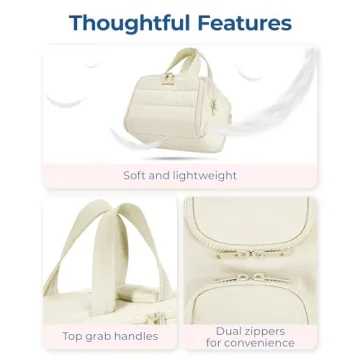 BAGSMART Travel Toiletry Bag for Organized Travel Essentials