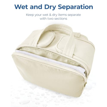 BAGSMART Travel Toiletry Bag for Organized Travel Essentials