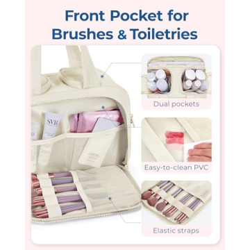 BAGSMART Travel Toiletry Bag for Organized Travel Essentials