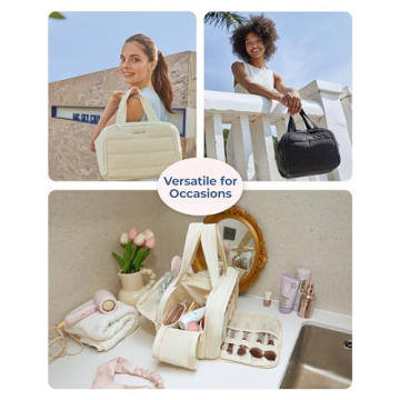 BAGSMART Travel Toiletry Bag for Organized Travel Essentials