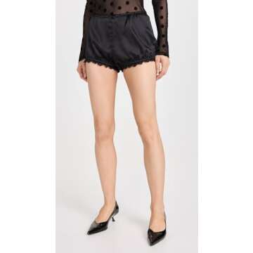 NIA Women's Justine Bloomer Shorts, Black, M