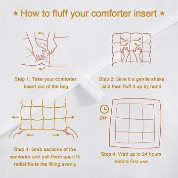 NTBAY Queen Down Alternative Comforter - Cozy All Season