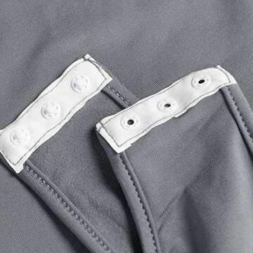 PALINDA Women's Turtleneck Long Sleeve Bodysuit Sexy Bodycon Stretchy Leotards