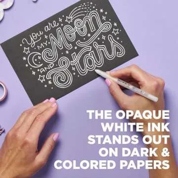 Sakura Gelly Roll White Ink Pens Perfect for Art Projects