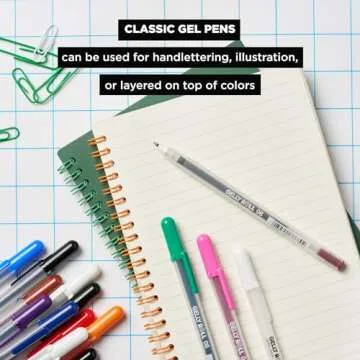 Sakura Gelly Roll White Ink Pens Perfect for Art Projects