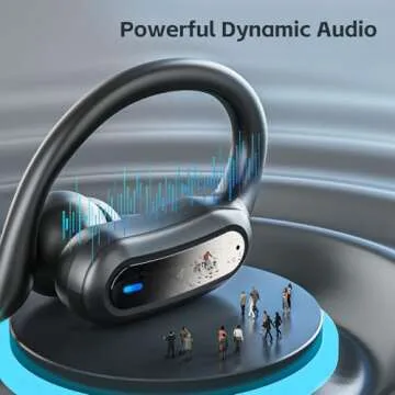 TRAUSI Wireless Earbuds: Bluetooth 5.4, Noise Cancelling Mic, and IPX7 Waterproof for Sports