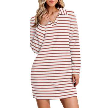 WIHOLL Casual Dresses for Women 2024 Trendy Women Maternity Dress Fall and Winter Loose Fit Plus Siz...