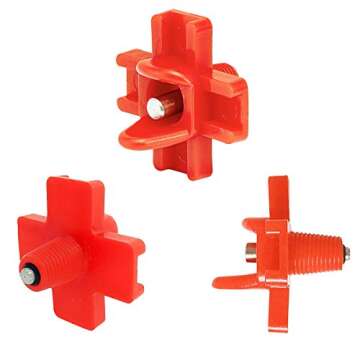 Cruzadel 12 Pack - Horizontal Side Mount Automatic Poultry Nipples - Drinker Waterer for Chicken or ...