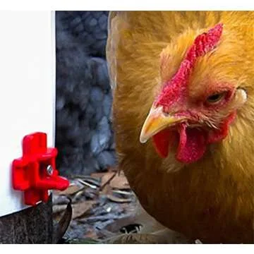 Cruzadel 12 Pack - Horizontal Side Mount Automatic Poultry Nipples - Drinker Waterer for Chicken or Quail