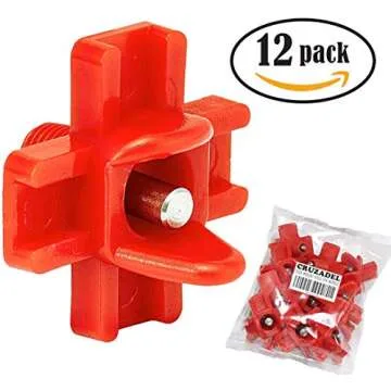 Cruzadel 12 Pack - Horizontal Side Mount Automatic Poultry Nipples - Drinker Waterer for Chicken or Quail