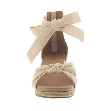 UGG Women's Yarrow Sandal, Natural Canvas, 9.5