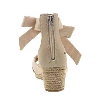 UGG Women's Yarrow Sandal, Natural Canvas, 9.5
