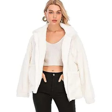 Shop Comeon Women’s Faux Fur Jacket for Cozy Winter Style
