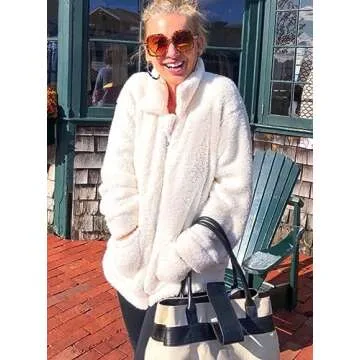 Shop Comeon Women’s Faux Fur Jacket for Cozy Winter Style