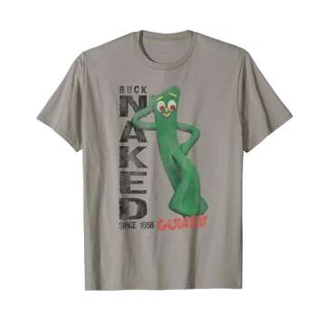 Gumby Buck Nacked T-Shirt - Vintage Style for All Ages