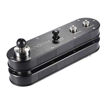 Andoer® Camera Slider Rail Track Dolly with Panning and Linear Motion Extends Up to 4× Distance for GoPro Action Cameras/Smartphone/DSLR/ILDC Cameras' Video Recording