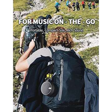 INSMY C12 IPX7 Waterproof Shower Bluetooth Speaker, Portable Small Speaker, Speakers Bluetooth Wireless Loud Clear Sound, Support TF Card Suction Cup for Outdoor Kayak Canoe Beach Pool Gift