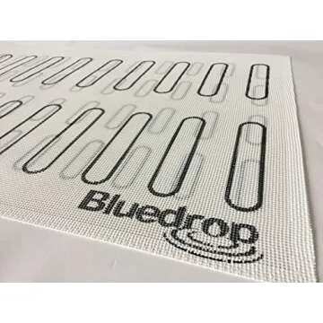 Bluedrop Eclair Baking Sheets Perforated Silicone Baking Mats For Bread Cookies Open Mesh Non Stick Oven Liner