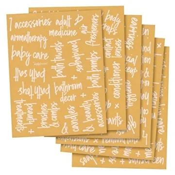 Talented Kitchen 192 Bathroom Labels for Easy Organization