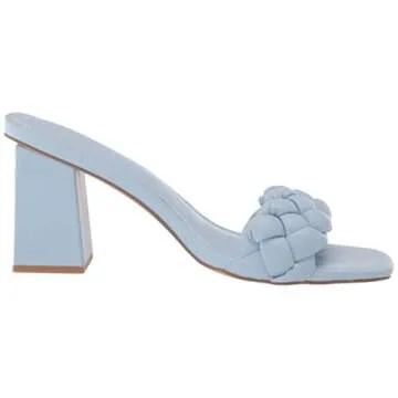Madden Girl Gracy Heeled Sandal in Blue Ribbon - Women's Fashion