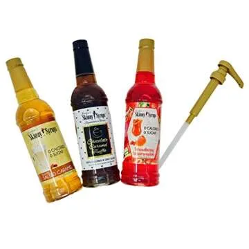 Jordan's Skinny Syrups Syrup Pump – Perfect for Flavored Beverages at Home