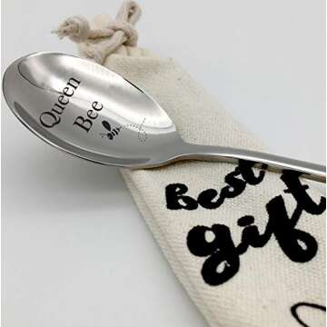 Engraved Family Kitchen Coffee Spoon for Unique Gifts