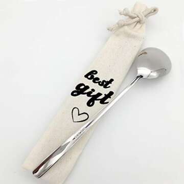 Engraved Family Kitchen Coffee Spoon for Unique Gifts