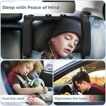 Comfortable Yoocaa Car Headrest Pillow for All Ages